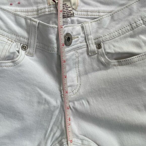 SO white cotton spandex jeans junior size 1 skinny - Picture 7 of 9